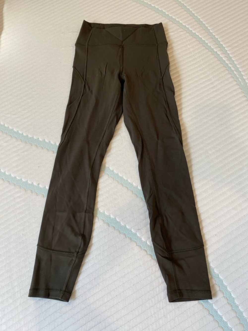 Lululemon Forest Green 25” High Waisted Leggings Size 4